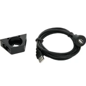 USB montažni konektor z osnovo 2m