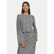 Vila Bluza Sanadu 14101727 Srebrna Regular Fit