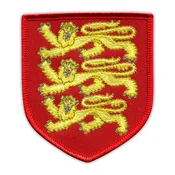 shumee Našitek kraljevega grba Anglije - samolepilna podlaga - vezen našitek/značka/emblem