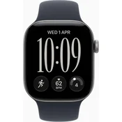 Apple Watch Series 12 42mm (GPS Only) Alluminium Case Space Grey with Sport Band Navy Modra