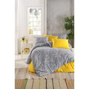 Hanah home Komplet posteljine Parure, 160x220cm, Siva
