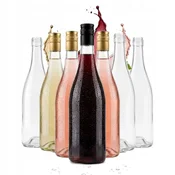 shumee 30x steklenica za vino 1l brezbarvna steklenica za vino, vodko, alkohol, likerje 1000ml