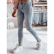 Spodnie damskie jeansowe skinny ZIPSKINS niebieskie Dstreet