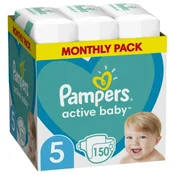 Pampers Pelene Active baby Monthly, S5, 11-16kg, 150 komada