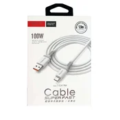 TRANYOO USB Kabl T-X20C Pro 100W USB-A na USB-C 1,5 m brzo punjenje