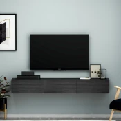 Hanah home TV Komoda Terra Crna