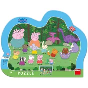 Dino peppa pig - puzzle u ramu 25 delova ( 11109 )