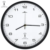 Vidaxl Radijsko vodena stenska ura Quartz gibanje kovina 31 cm