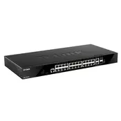 D-LINK DGS-1520-28/E 28-Port Smart Managed Gigabit Stack Switch 4x 10G
