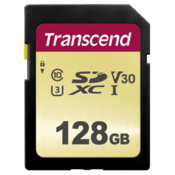 Transcend SDXC 500S 128GB Class 10 UHS-I U3 V30