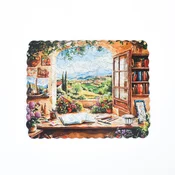 Lesena sestavljanka za odrasle | Toskanski Razgled | 183 delov | Srednja | Domišljijski deli | Lasersko rezan les | 29 x 21 cm | Lubiwood