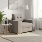 Sofa fotelja taupe 100x78x80 cm tkanina