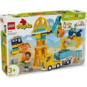Konstrukcijski set LEGO® kocke Duplo Town 3 u 1 - Gradilište i strojevi (10476)