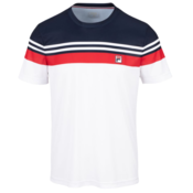 Majica za djecake Fila T-Shirt Malte Boys - white/fila red/navy