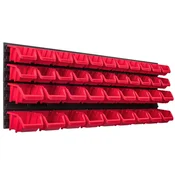 shumee Deska za orodje 115 x 39 cm polica za garažno steno
