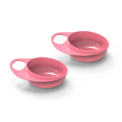 Plastične zdjelice 2kom, pastelno roza