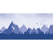 Gembird MP-PL-GORE-XL-01 Mountains 400 x 800mm Gaming računalniška podloga