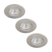 Philips - KOMPLET 3x LED Zatemnitvena kopalniška svetilka 3xLED/5,5W/230V 2700K IP65