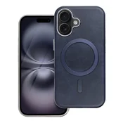 OEM Ovitek za iPhone 15 Gentleman Mag Cover, združljiv z MagSafe, temno modre barve