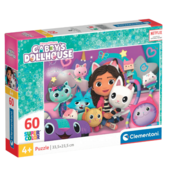 Clementoni sestavljanka, Gabbys Dollhouse, 60/1 (26202)