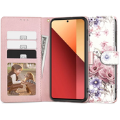 TECH-PROTECT WALLET XIAOMI REDMI NOTE 13 PRO 4G / LTE BLOSSOM FLOWER (5906302300242)