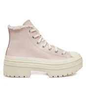 Modne superge Converse Chuck Taylor All Star Lugged Heel Sherpa A09346C 662 Roza