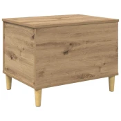 Vidaxl Nočna omarica artisan hrast 60 x 44.5 x 45 cm Konstruiran les