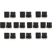10 Pairs XT30 High Quality, Male-Female, RC Lipo Modeling Battery Connectors Black Color