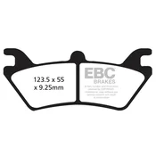 Klocki hamulcowe EBC FA313R (kpl. na 1 tarcze)
