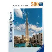 Ravensburger puzzle (slagalice)- 500pcs Burj Khalifa, Dubai RA16468