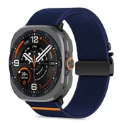 Tech-protect Nylon Clasp pašček za Samsung Galaxy Watch Ultra 1 / 2 2024-2026 (47mm), navy blue