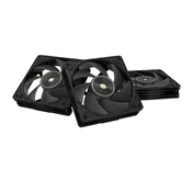 Ventilator za ohišje ASUS ProArt PF120, 3x120mm PWM, daisy-chain konektorji, črn