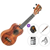 Mahalo MA1KA Artist Elite Series SET 2 Photo Flame Koa Soprano ukulele