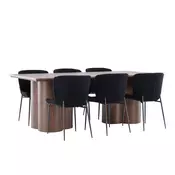 Jedilniški komplet Dallas 5185 75x100x210cm
