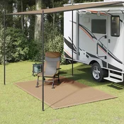 Vidaxl Preproga za šotor 250x300 cm taupe