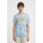 Pamucna majica G-Star Raw za muškarce, s tiskom, D24681-336