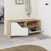 HANAH HOME Cipelarnik Nexus Shoe Cabinet Oak White
