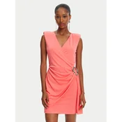 Patrizia Pepe Cocktail obleka 2A2918/J280-R854 Koral Regular Fit