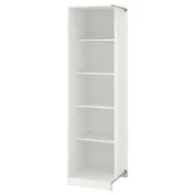 PAX Nadgrad.ugao.jedinica s 4 pol., bela, 53x58x201 cm