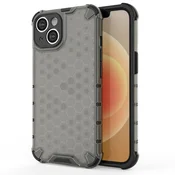 Hurtel Honeycomb ovitek za iPhone 14, hibridni, črn
