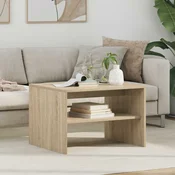 vidaXL Klubska miza Sonoma hrast 60 x 50 x 40 cm Konstruiran les