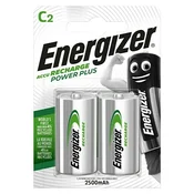 ENERGIZER Akumulatorska baterija tipa C (Baby) NiMH Energizer Power Plus HR14 2500 mAh 1.2 V 2 kosa, (20439557)