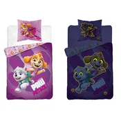 Svjetleca posteljina PAW PATROL Call the Patrol ružicasta Dimenzije posteljine: 70 x 80 cm | 140 x 200 cm