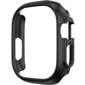 GS Trdi PC okvir za Apple Watch Ultra 1/2/3 49 mm, črn