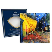 Carmani, Van Gogh dekorativni krožnik - Terasa kavarne ponoči