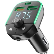 Celularline FM oddajnik Bluetooth z in BTCARFMTRANSK funkcijami polnjenja, predvajanja glasbe prostorocnega klica.