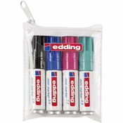 Marker permanentni mini 0.5 pk4 Edding sortirano