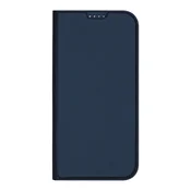 slomart Ovitek Dux Ducis Skin Pro za iPhone 16 Pro Max z zavihkom in prostorom za kartice - moder