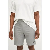 PUMA Essentials No. 1 Logo 10 Shorts Men, Clothing, Medium Gray Heather, S