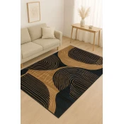 Conceptum Hypnose Tepih BSR-7, Pravougaoni, 50x60 cm, Braon-crni